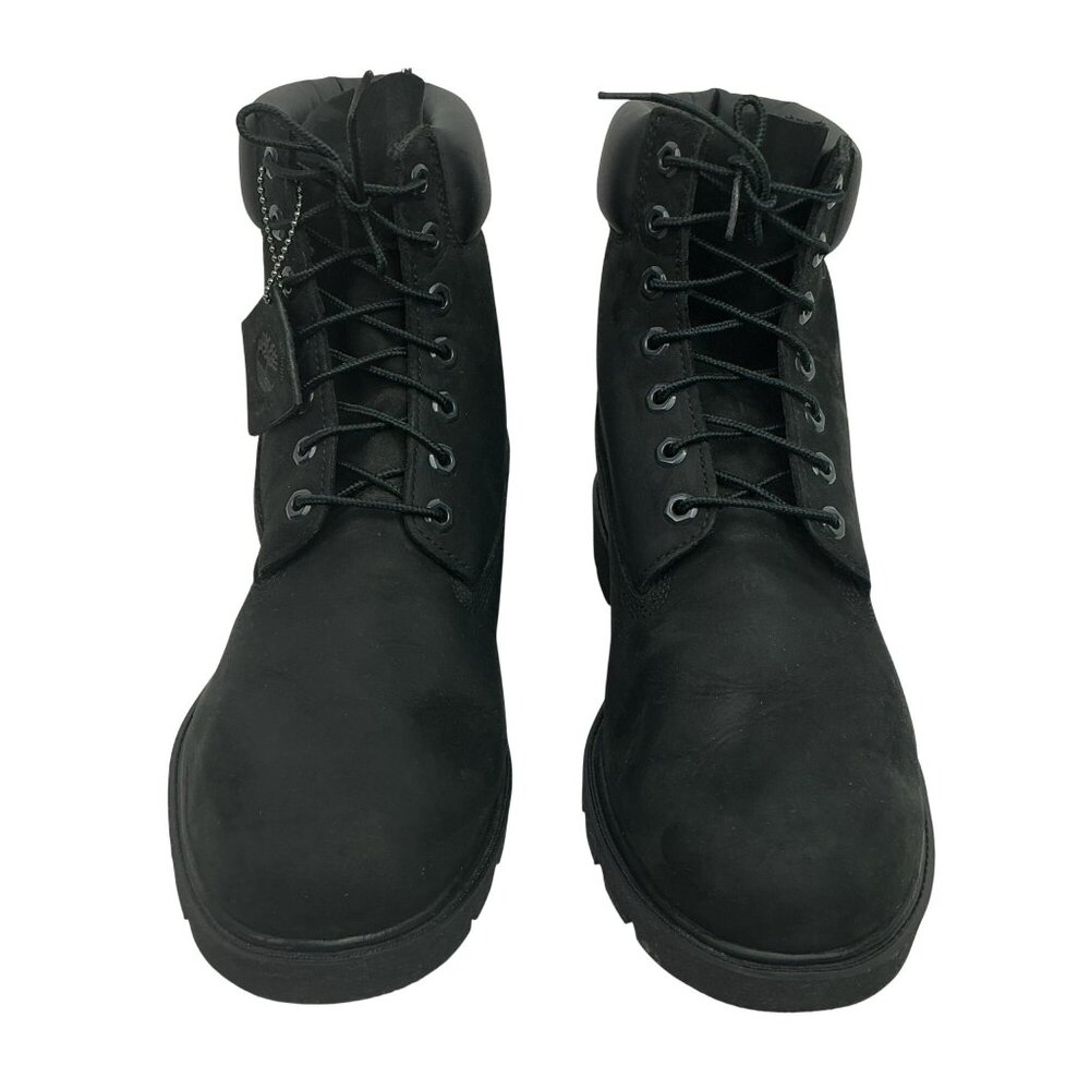 Timberland Premium 6” Waterproof Nubuck Leather Boots Mens 12 Black Primaloft 40 - Picture 2 of 15
